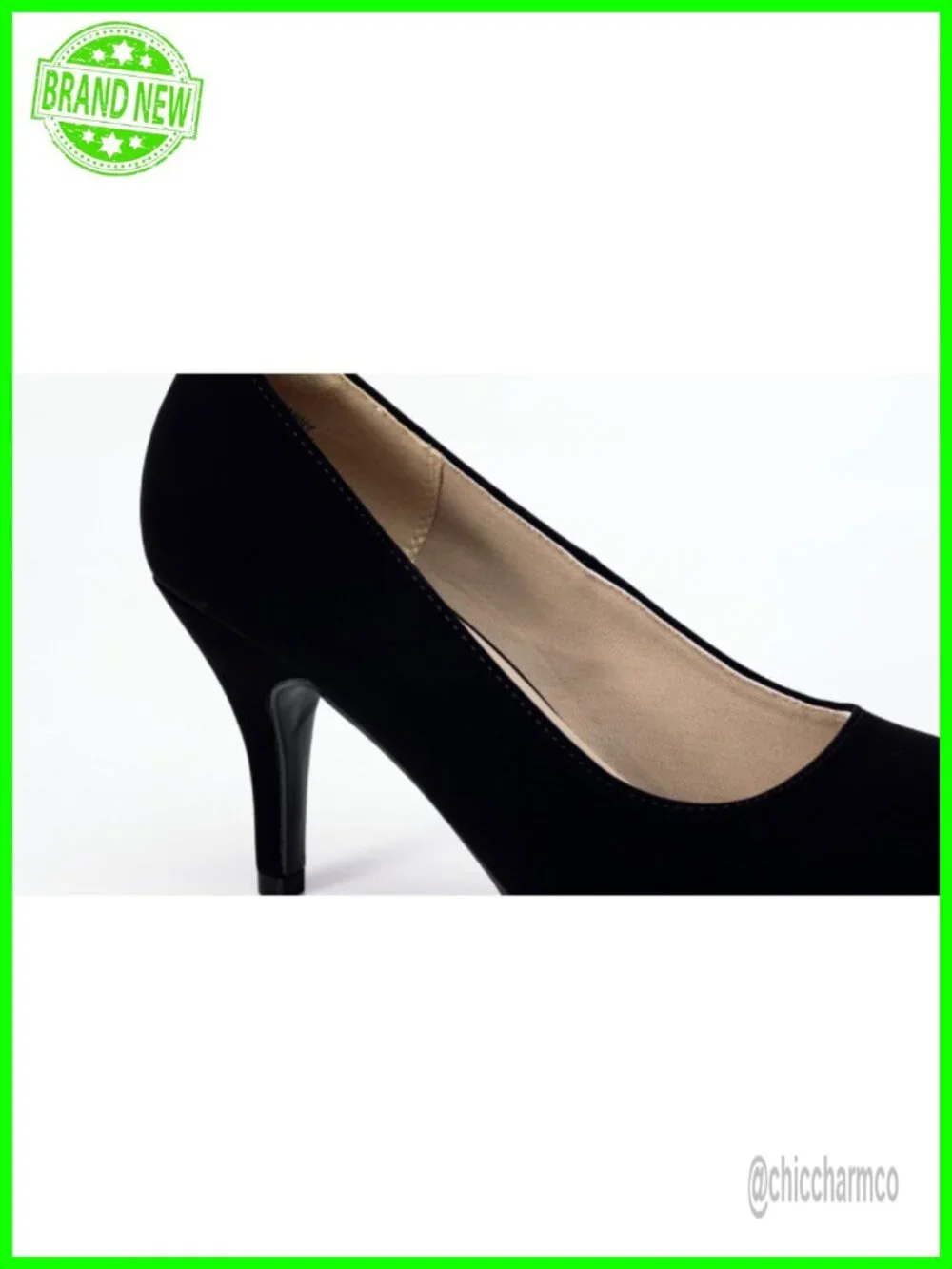 Women's Low Stiletto Platform Heels Pumps - Almond Toe, Comfortable Wedding